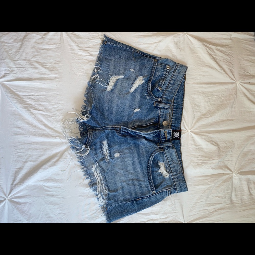 BDG blue jean shorts
